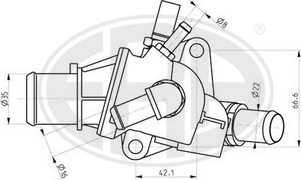 ERA 350228 - Termostato, Refrigerante autozon.pro