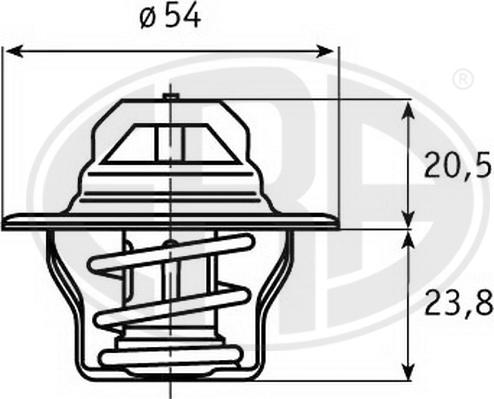 ERA 350222 - Termostato, Refrigerante autozon.pro