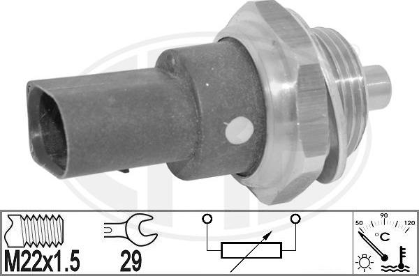 ERA 330923 - Sensore, Temperatura refrigerante autozon.pro