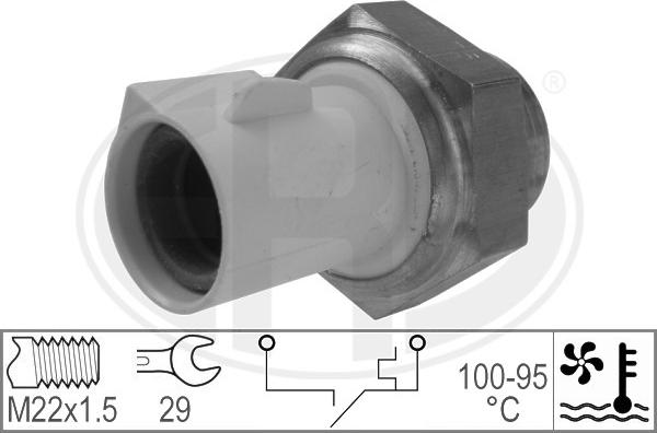 ERA 330599 - Termocontatto, Ventola radiatore autozon.pro