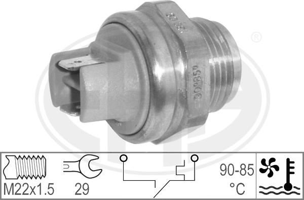 ERA 330563 - Termocontatto, Ventola radiatore autozon.pro