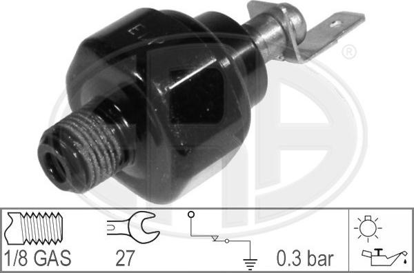 ERA 330009 - Sensore, Pressione olio autozon.pro