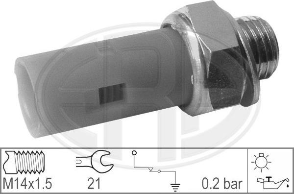 ERA 330027 - Sensore, Pressione olio autozon.pro