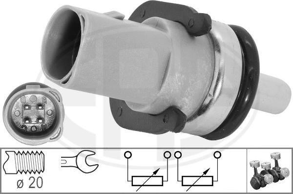 ERA 330141 - Sensore, Temperatura refrigerante autozon.pro