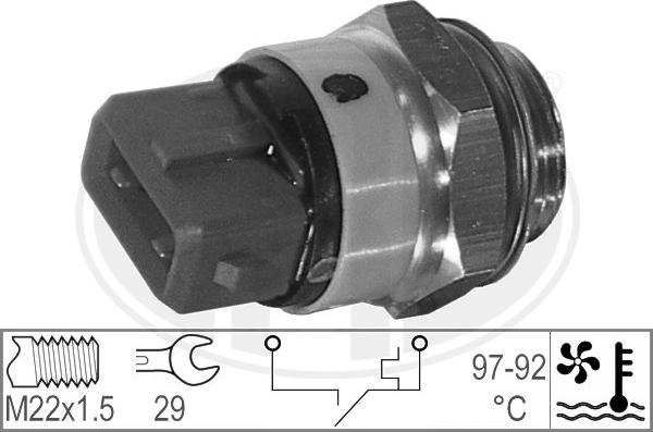 ERA 330188 - Termocontatto, Ventola radiatore autozon.pro