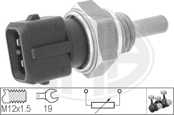 ERA 330124 - Sensore, Temperatura refrigerante autozon.pro