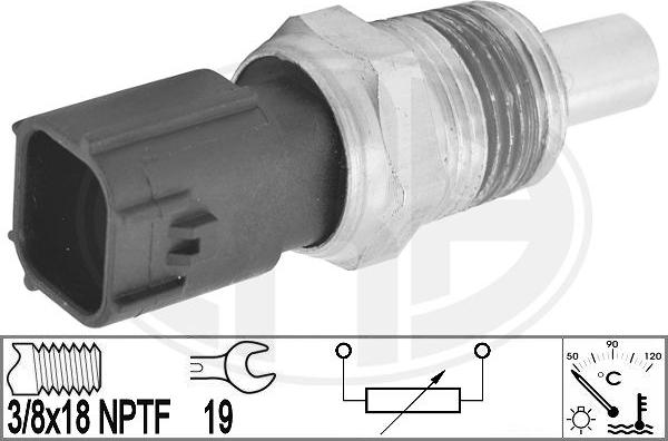 ERA 330869 - Sensore, Temperatura refrigerante autozon.pro