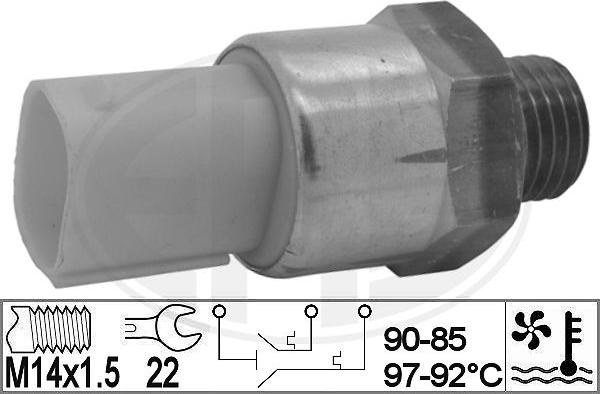 ERA 330835 - Termocontatto, Ventola radiatore autozon.pro