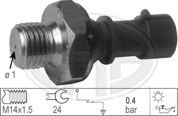 ERA 330365 - Sensore, Pressione olio autozon.pro