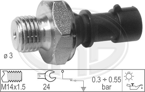 ERA 330363 - Sensore, Pressione olio autozon.pro