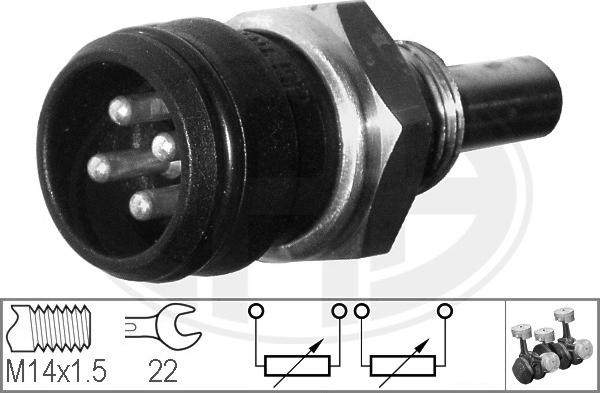 ERA 330334 - Sensore, Temperatura refrigerante autozon.pro