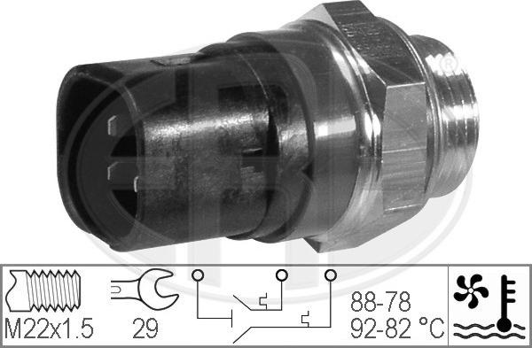 ERA 330219 - Termocontatto, Ventola radiatore autozon.pro