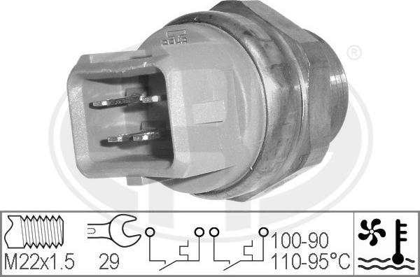 ERA 330211 - Termocontatto, Ventola radiatore autozon.pro