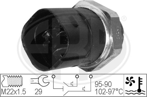 ERA 330280 - Termocontatto, Ventola radiatore autozon.pro