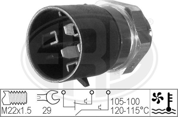 ERA 330220 - Termocontatto, Ventola radiatore autozon.pro