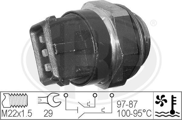 ERA 330271 - Termocontatto, Ventola radiatore autozon.pro