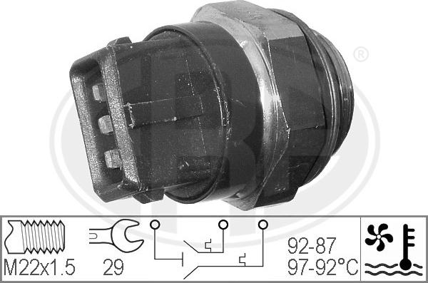 ERA 330272 - Termocontatto, Ventola radiatore autozon.pro