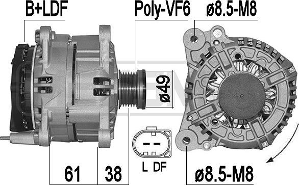 ERA 209499A - Alternatore autozon.pro