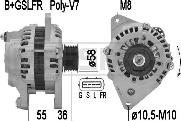 ERA 209446A - Alternatore autozon.pro