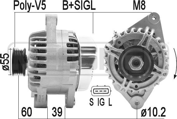 ERA 209443A - Alternatore autozon.pro