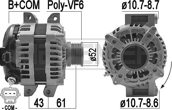 ERA 209465A - Alternatore autozon.pro