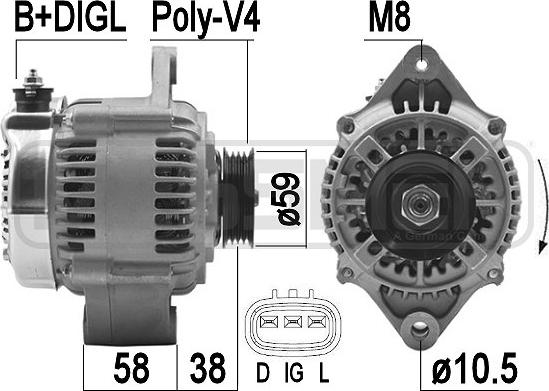 ERA 209488A - Alternatore autozon.pro