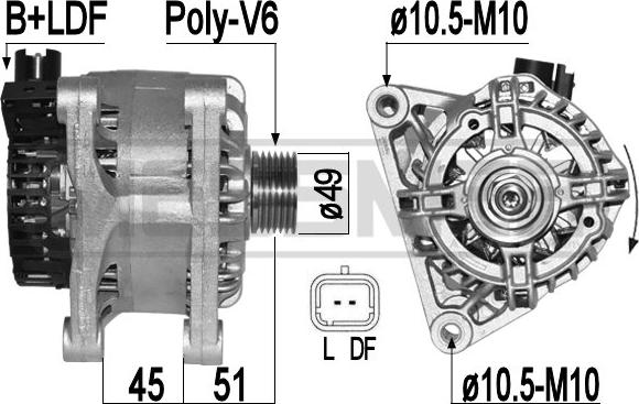 ERA 209438 - Alternatore autozon.pro