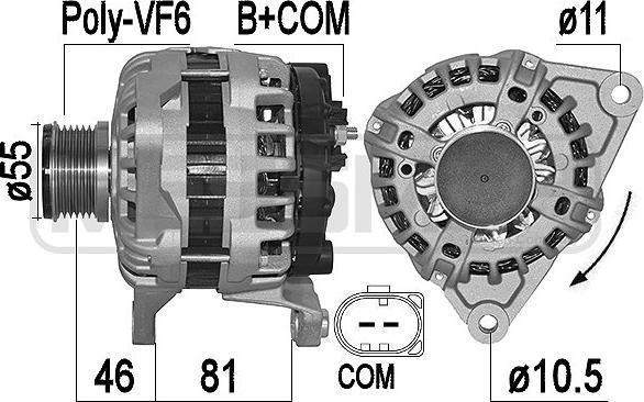 ERA 209543A - Alternatore autozon.pro