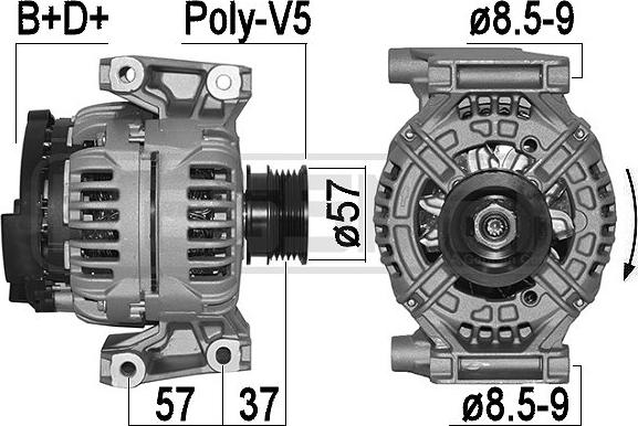 ERA 209555A - Alternatore autozon.pro