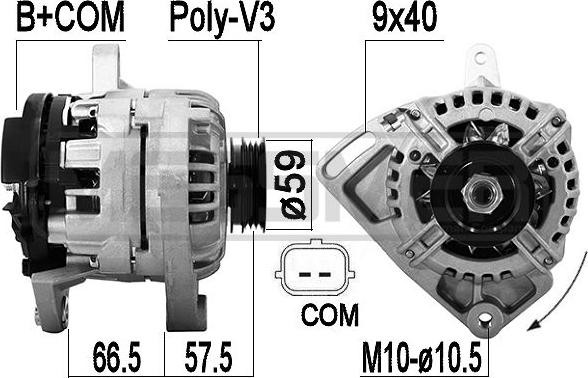 ERA 209567A - Alternatore autozon.pro