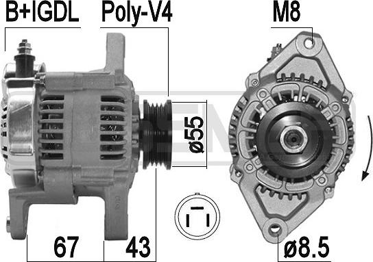 ERA 209508A - Alternatore autozon.pro