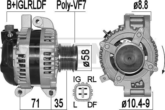 ERA 209517A - Alternatore autozon.pro