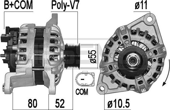 ERA 209528A - Alternatore autozon.pro