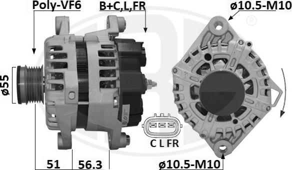 ERA 209642A - Alternatore autozon.pro