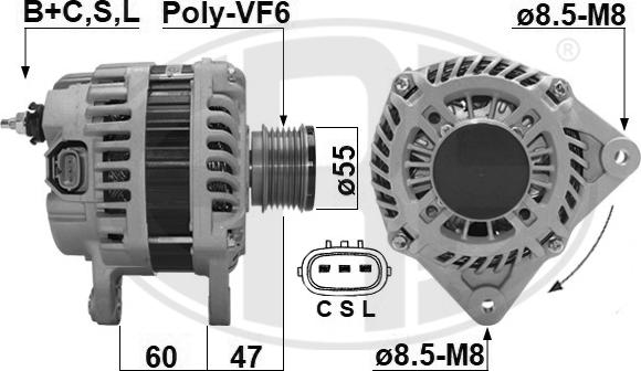 ERA 209650A - Alternatore autozon.pro