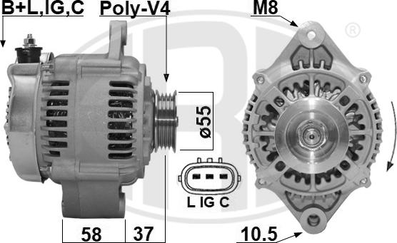 ERA 209666A - Alternatore autozon.pro