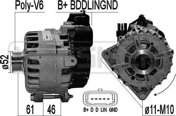 ERA 209616 - Alternatore autozon.pro