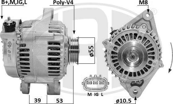 ERA 209673A - Alternatore autozon.pro