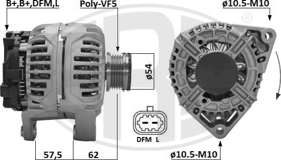 ERA 209672A - Alternatore autozon.pro