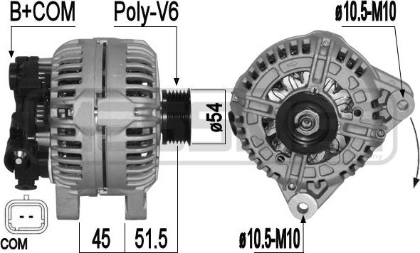 ERA 209099A - Alternatore autozon.pro