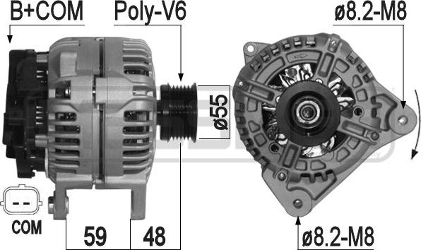 ERA 209098A - Alternatore autozon.pro