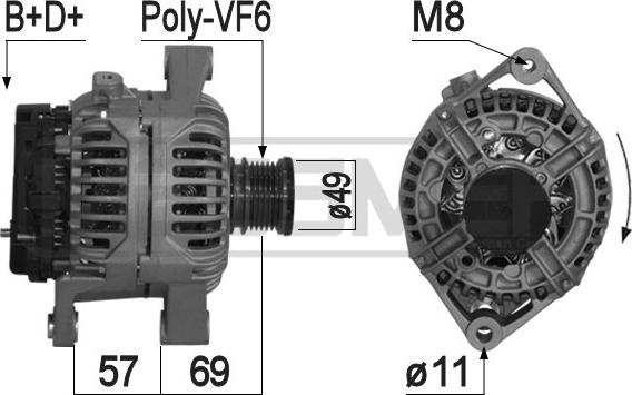 ERA 209046A - Alternatore autozon.pro