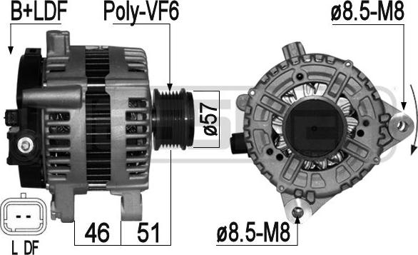 ERA 209054A - Alternatore autozon.pro