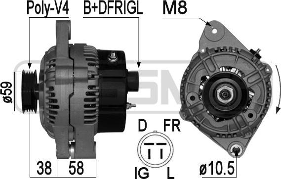 ERA 209076A - Alternatore autozon.pro