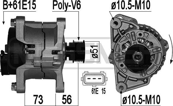 ERA 209161 - Alternatore autozon.pro