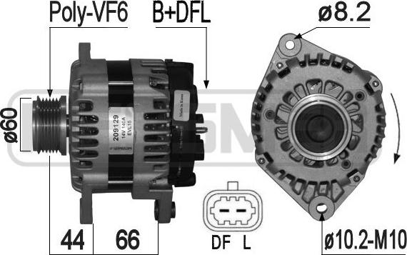 ERA 209129 - Alternatore autozon.pro