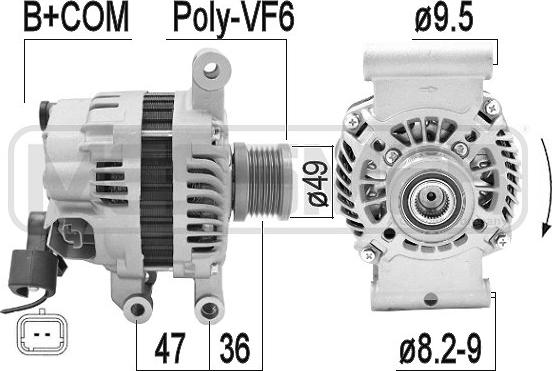 ERA 209354A - Alternatore autozon.pro