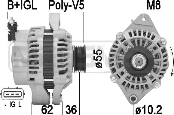 ERA 209353A - Alternatore autozon.pro