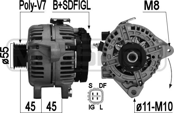 ERA 209366A - Alternatore autozon.pro