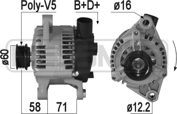 ERA 209305A - Alternatore autozon.pro